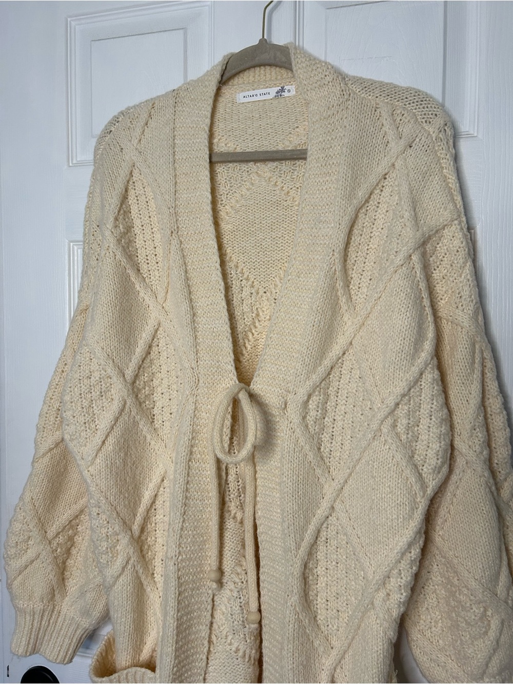 Altar’d State Mariana Cable Knit Cardigan Duster - Picture 5 of 16